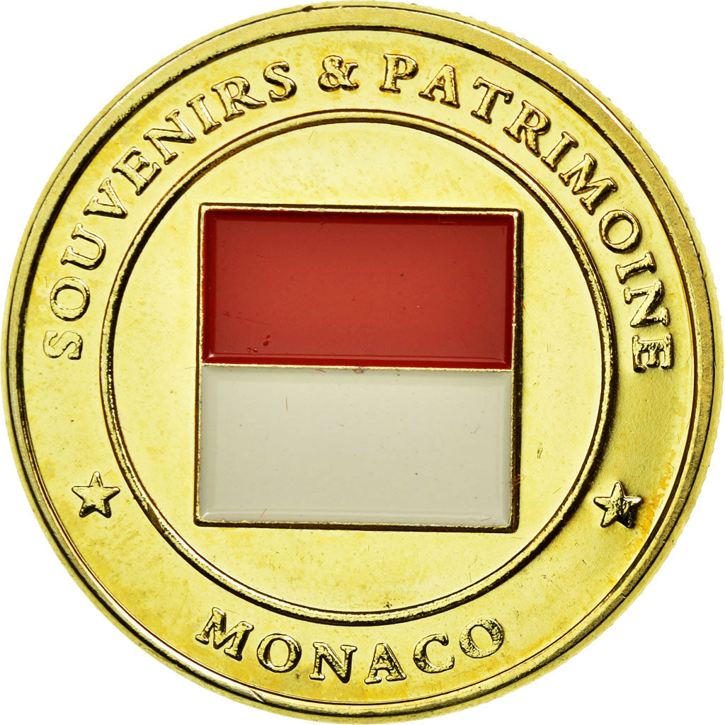 France, Token, Touristic token, Monaco - Le Rocher de Monaco, Souvenirs et