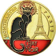 Francia, Token, Jetón turístico, Paris - Montmartre - Le Chat Noir, Souvenirs