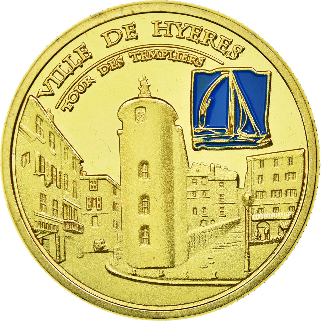 France, Jeton, Jeton Touristique, Hyères-les-Palmiers - Tour des Templiers