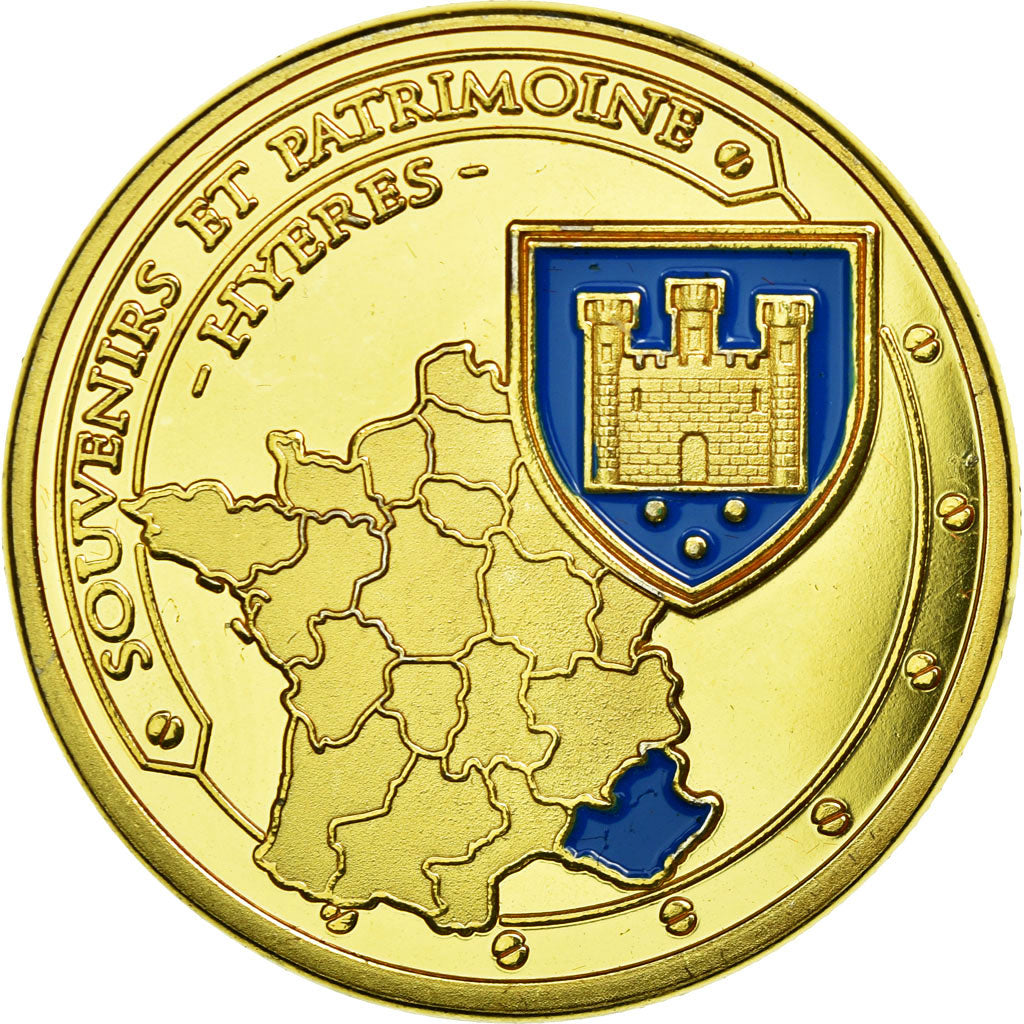 France, Jeton, Jeton Touristique, Hyères-les-Palmiers - Tour des Templiers