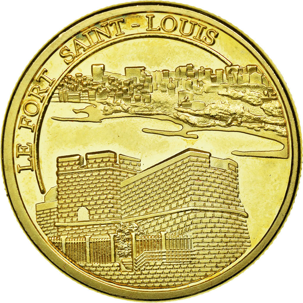 Francja, Token, Żeton turystyczny, Toulon - Le port Saint-Louis, Undated