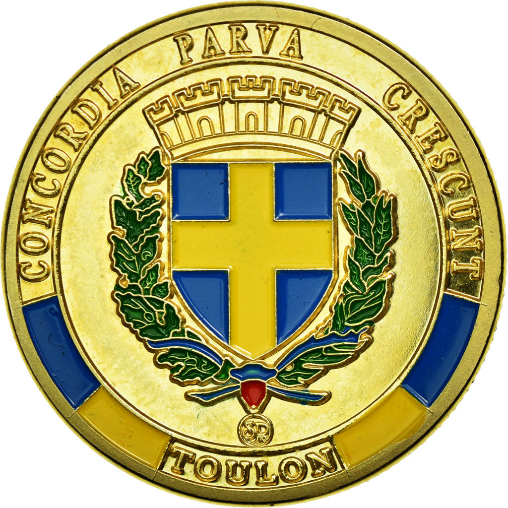 Francja, Token, Żeton turystyczny, Toulon - Le port Saint-Louis, Undated