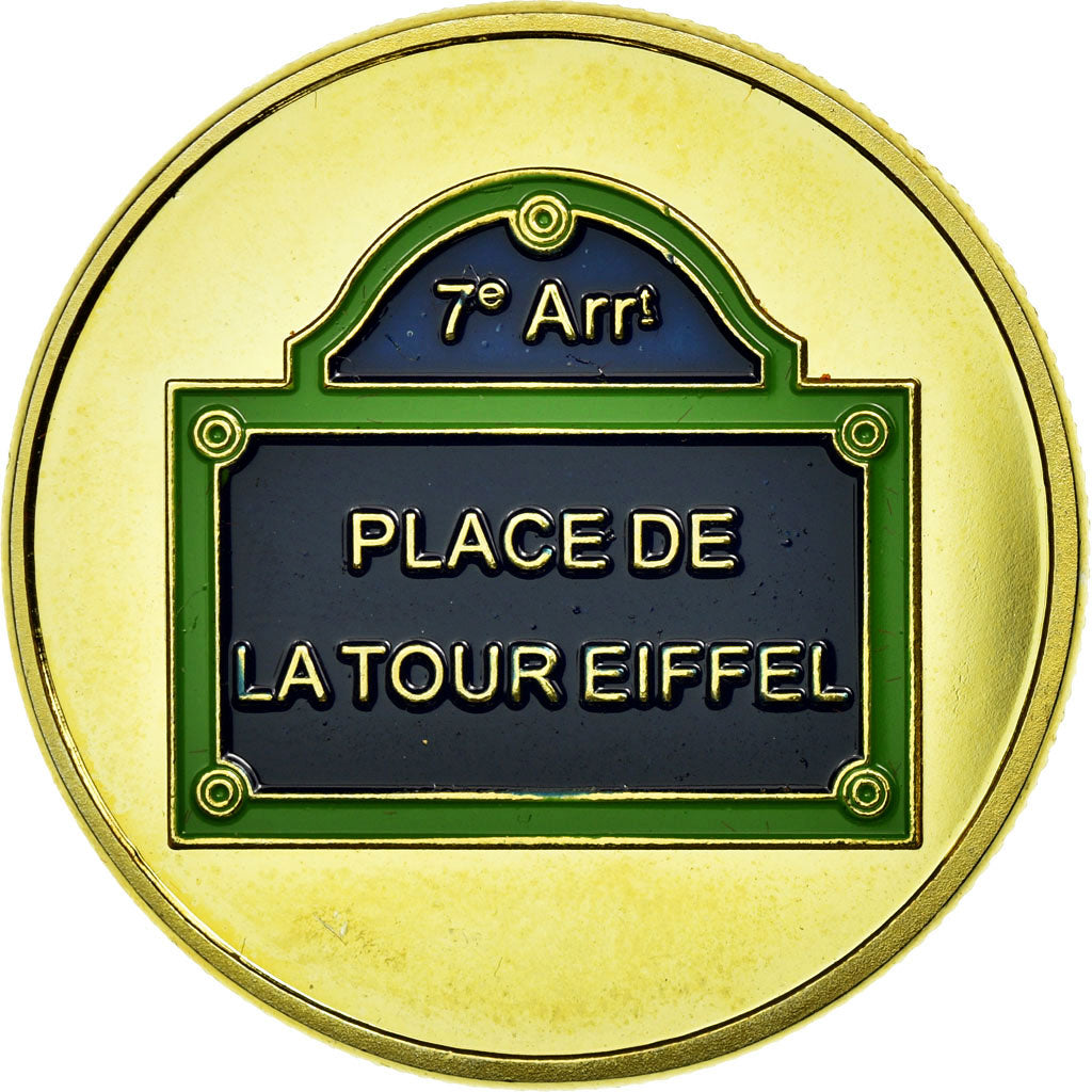 France, Token, Touristic token, Paris - Place de la Tour Eiffel, Souvenirs et