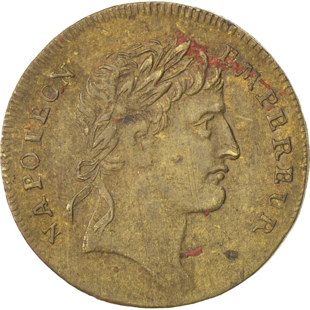 France, The French Revolution, Token, EF(40-45), Brass, 24, 2.60