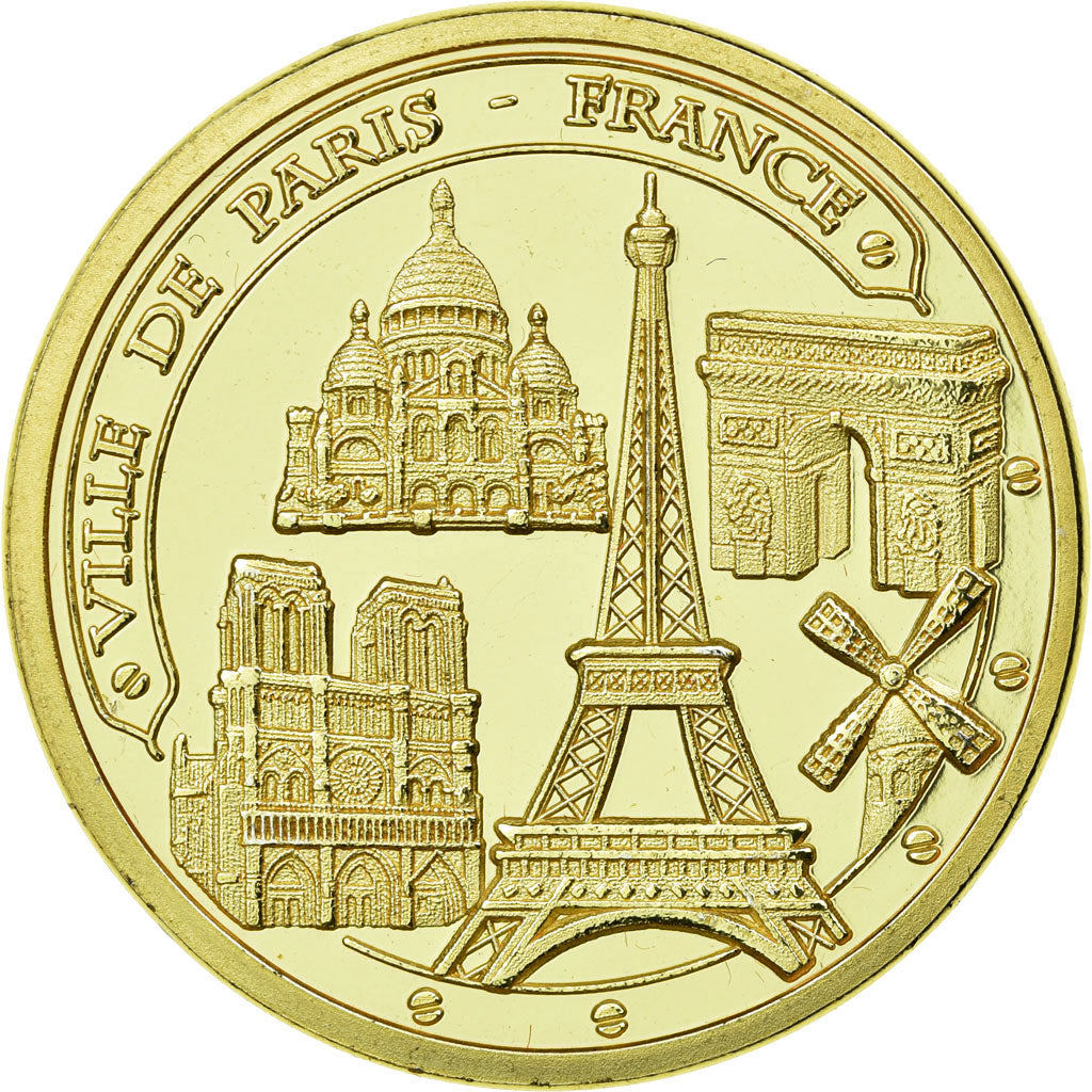 Frankrijk, Token, Toeristisch fiche, Paris - Les 5 monuments, Souvenirs et