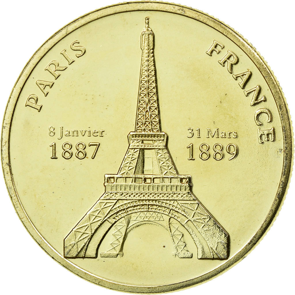 Francia, Token, Touristic token, Paris - Tour Eiffel 1887-1889, Souvenirs et