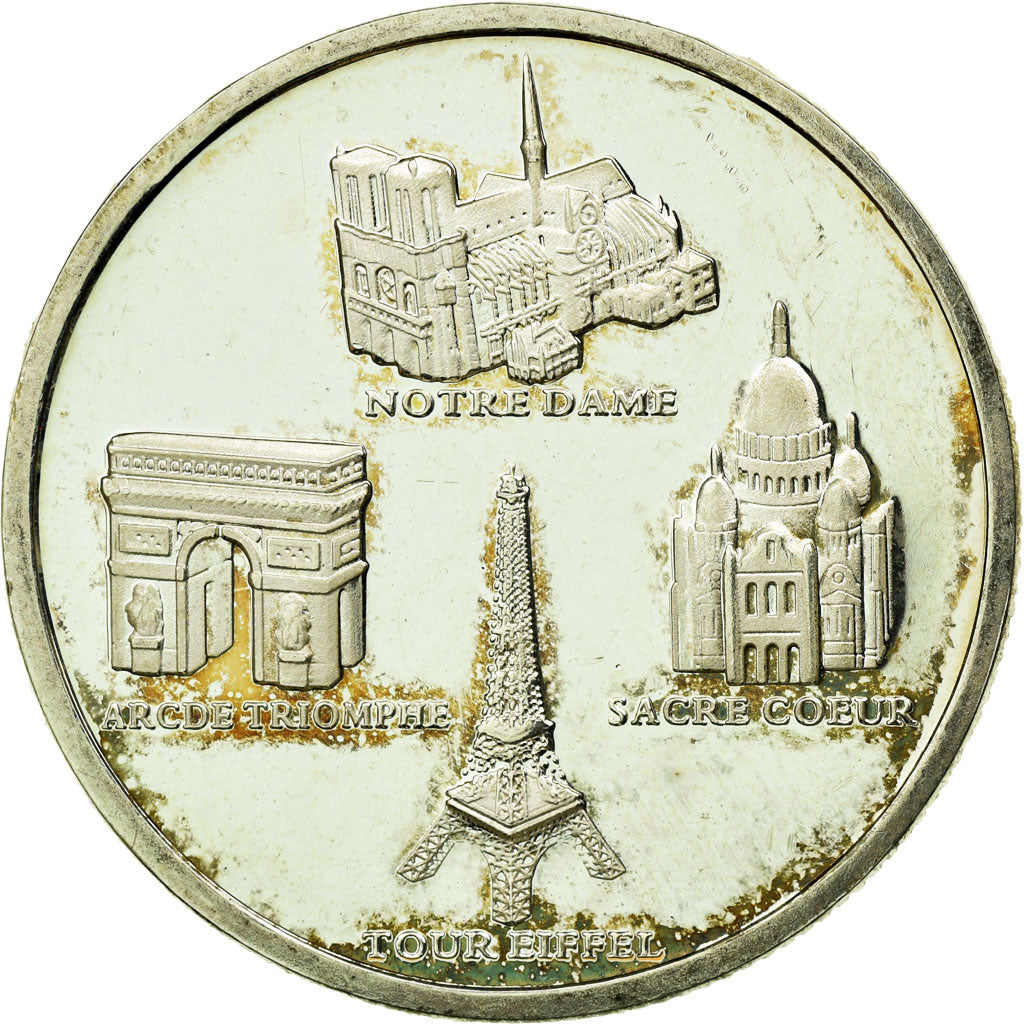 Frankrijk, Token, Toeristisch fiche, Paris - Les 4 monuments, Souvenirs et