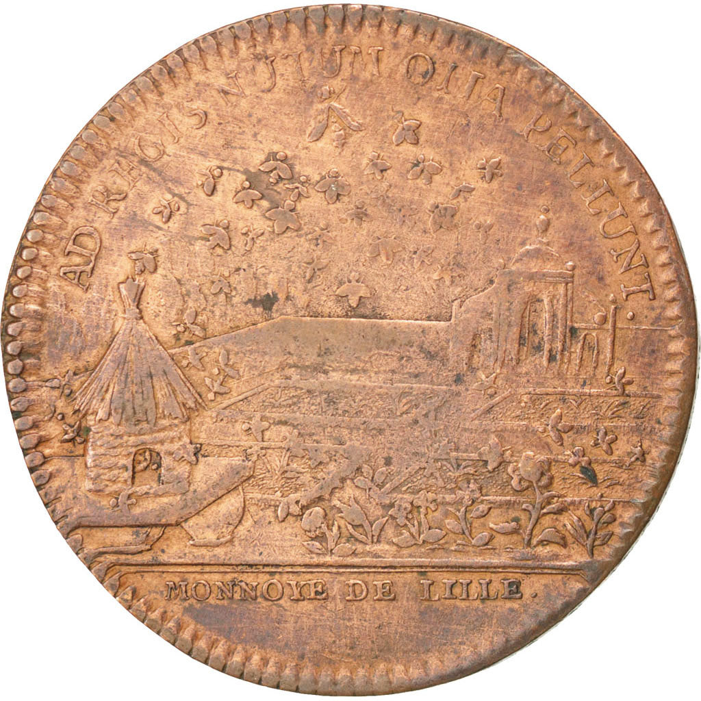 France, Royal, Token, EF(40-45), Copper, 8.50