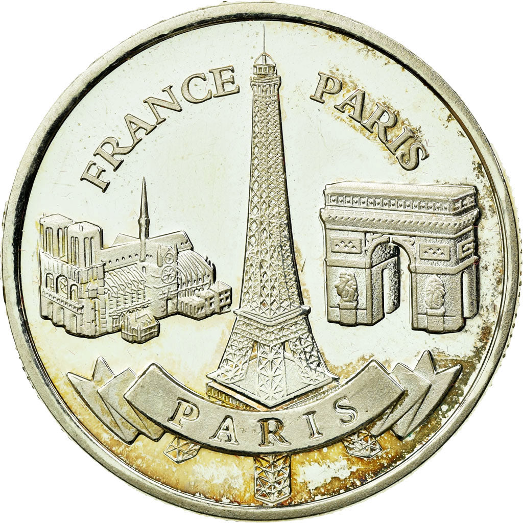 France, Jeton, Jeton Touristique, Paris - Les 3 monuments, Souvenirs et