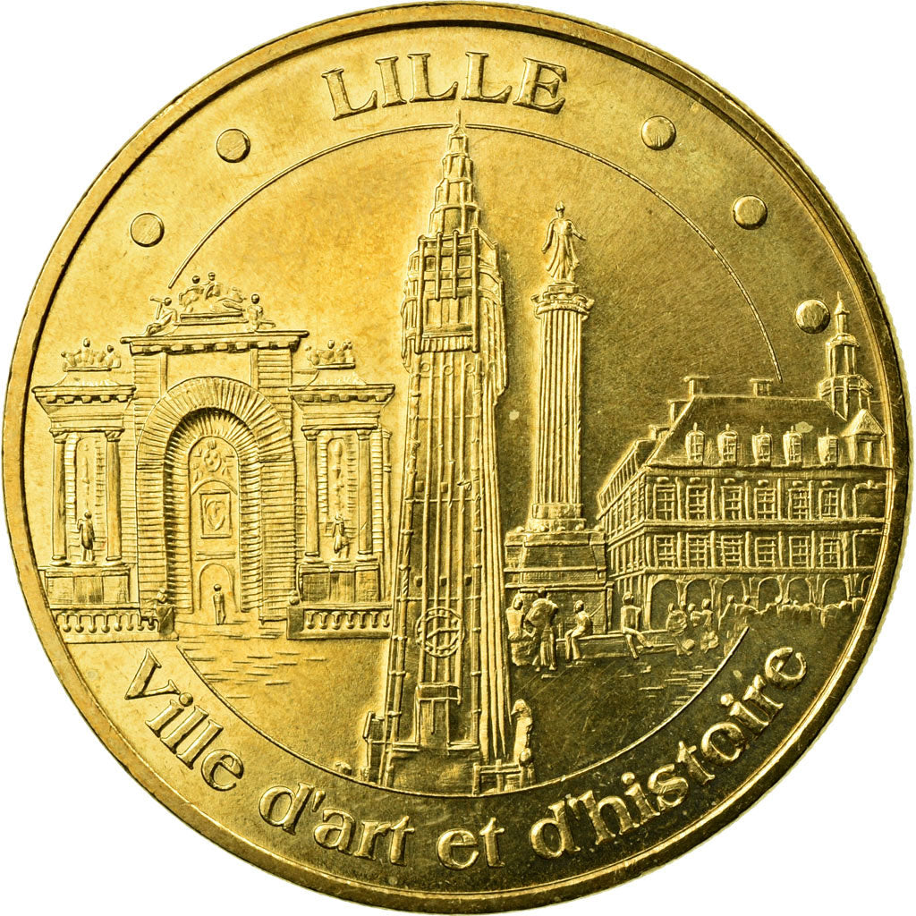France, Token, Lille - Ville d'Art et d'Histoire, 2009, MDP, AU(55-58)
