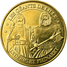 France, Token, Lille - Les Géants, 2009, MDP, AU(55-58), Cupro-nickel Aluminium