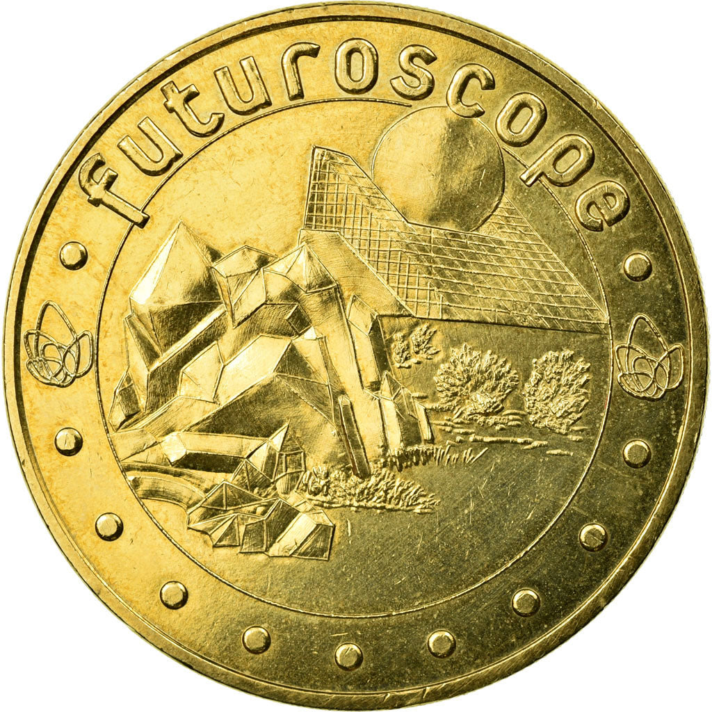 France, Jeton, Jaunay-Clan  Futuroscope n°5, 2008, MDP, SUP, Cupro-nickel