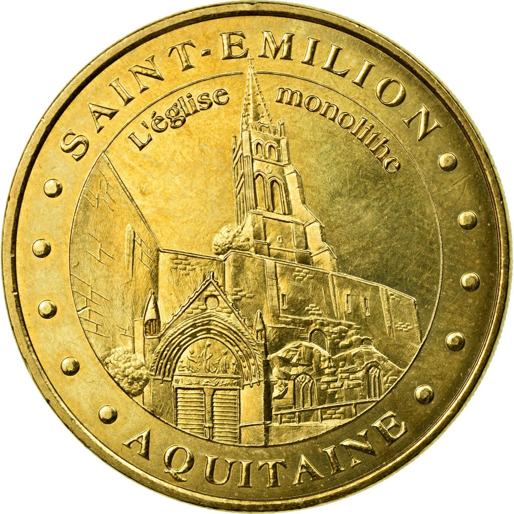 Francia, Token, 33/ Saint-Emilion - Eglise, 2010, MDP, EBC, Aluminio y