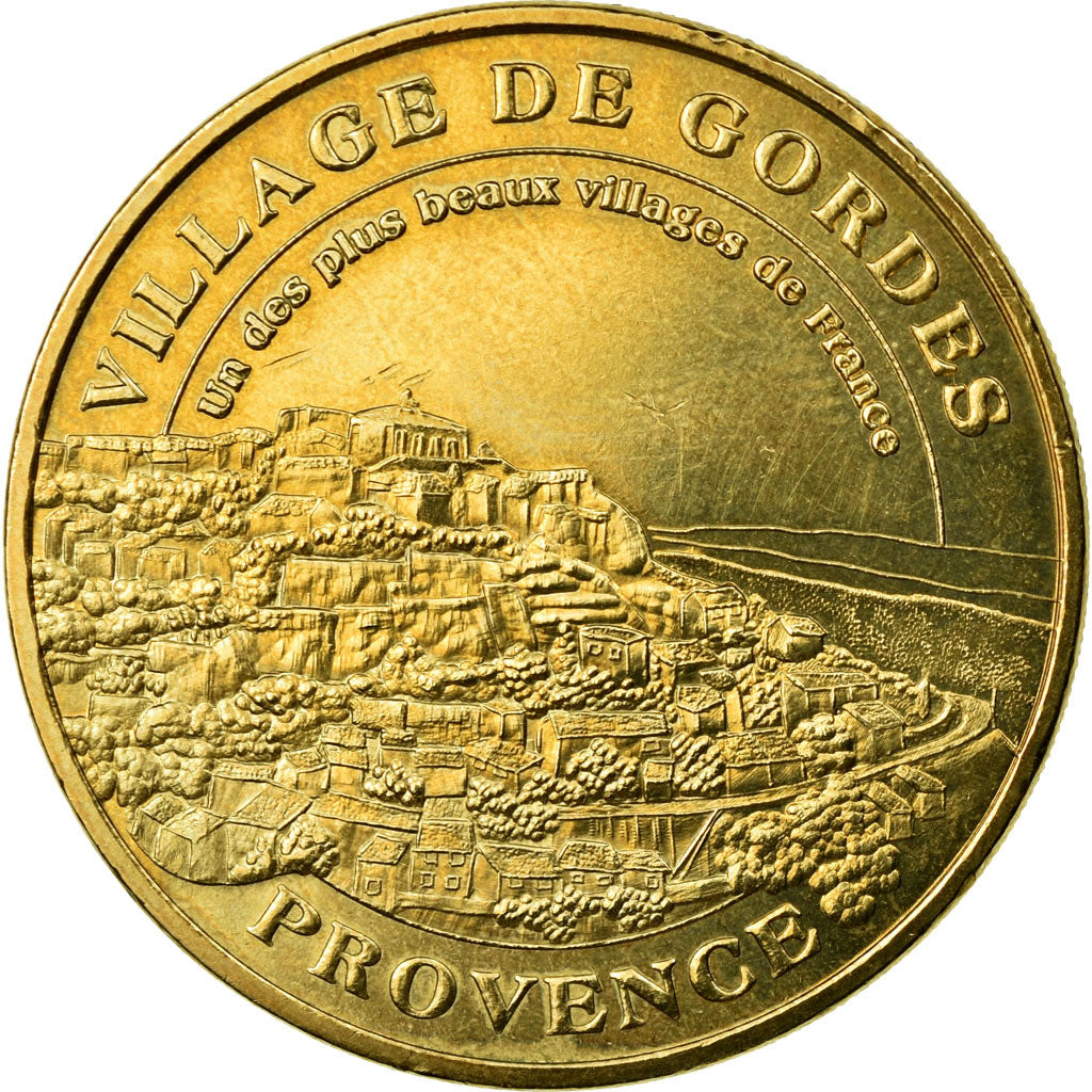 France, Token, 84/ Village de Gordes, 2010, MDP, AU(55-58), Cupro-nickel