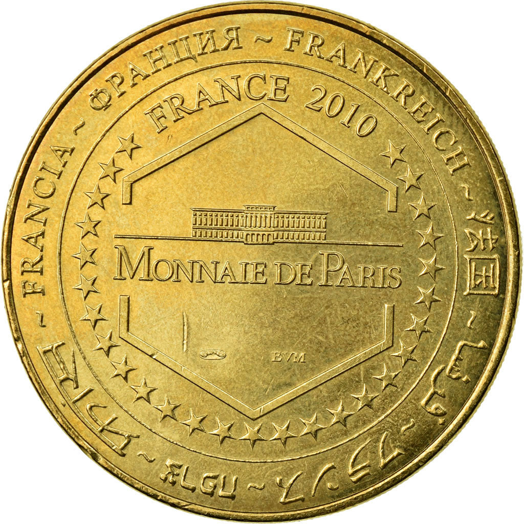 France, Token, 84/ Village de Gordes, 2010, MDP, AU(55-58), Cupro-nickel