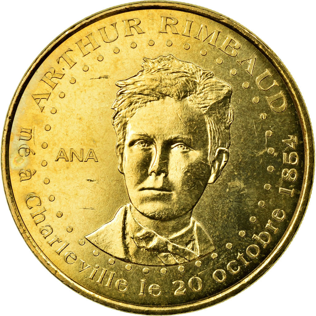 France, Token, Charleville-Mézières - Arthur Rimbaud, 2012, MDP, AU(55-58)