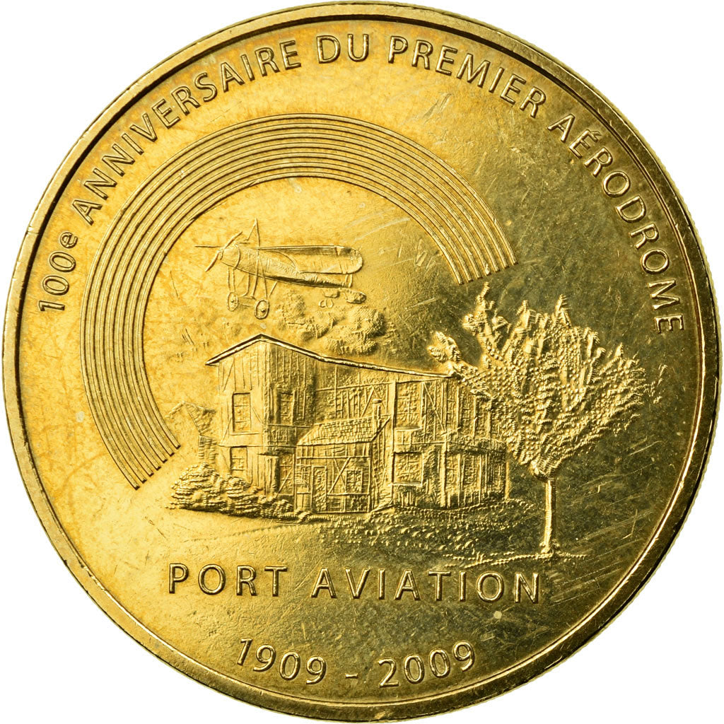 France, Jeton, Viry Chatiilon - Port Aviation - 100ème anniversaire, 2009, MDP