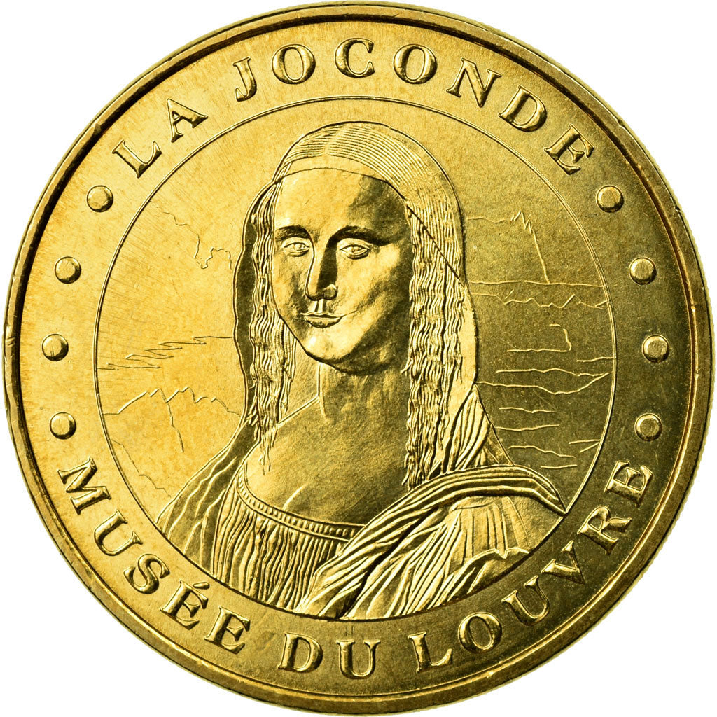 France, Token, Paris - Musée du Louvre n°2 - La Joconde, 2010, MDP, AU(55-58)