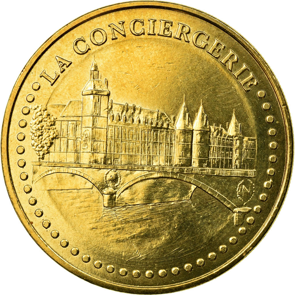 France, Token, Paris - La Conciergerie n°2, 2009, MDP, AU(55-58), Cupro-nickel