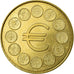 France, Jeton, Paris - Hotel de la Monnaie - Logo Euro 12 pièces, 1998, MDP