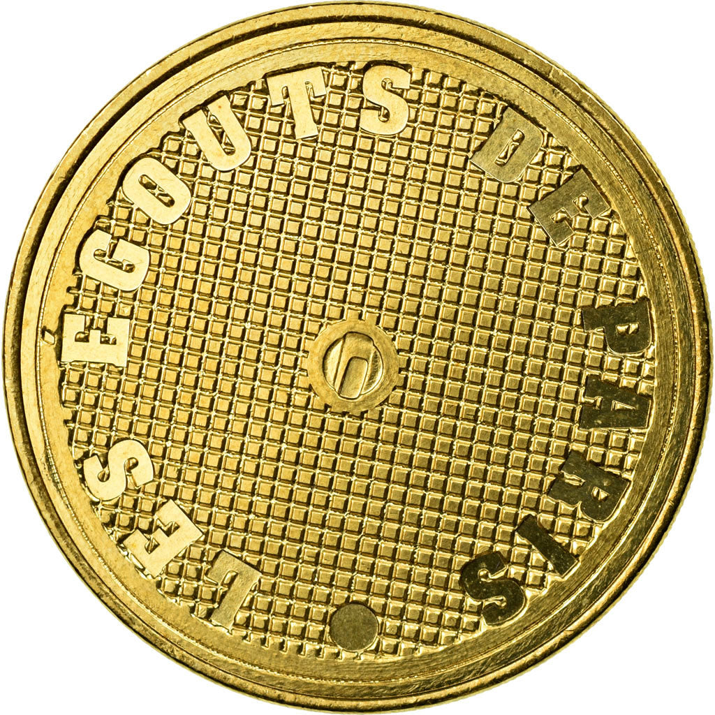 France, Token, Paris - Les égouts n°3, 2009, MDP, AU(55-58), Cupro-nickel