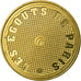 France, Token, Paris - Les égouts n°3, 2009, MDP, AU(55-58), Cupro-nickel