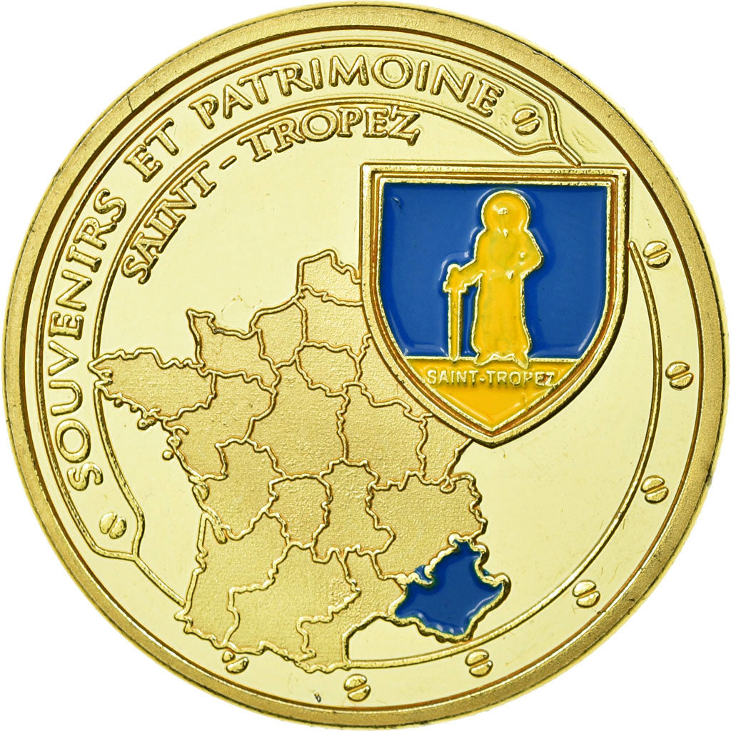France, Token, Touristic token, Côte d'Azur - Saint-Tropez, Souvenirs et
