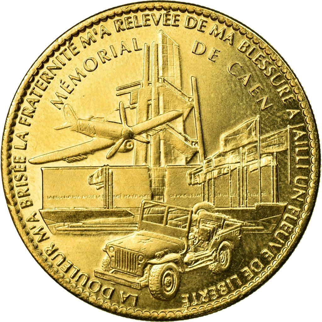 France, Token, Touristic token, Caen - Mémorial n°2, 2011, Arthus Bertrand
