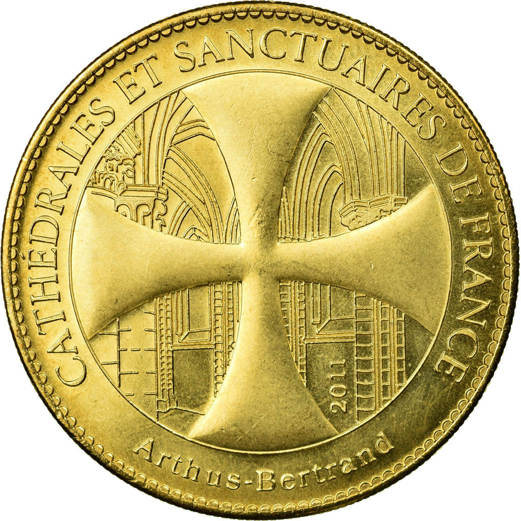 France, Jeton, Jeton Touristique, Basilique Sainte-Thérèse, Lisieux, 2011