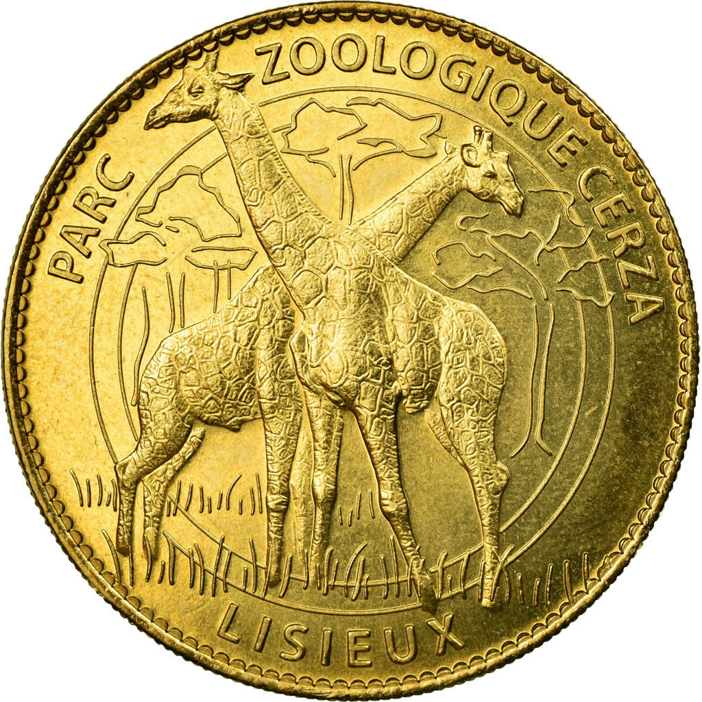 France, Token, Touristic token, Hermival-Les-Vaux - Zoo de Cerza n°2, 2014