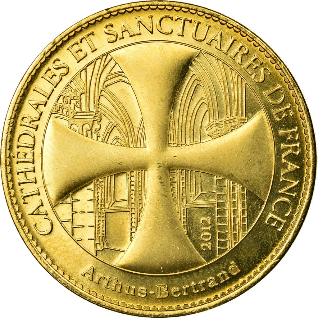 France, Token, Touristic token, Lisieux - Basilique Ste Thérèse, 2012, Arthus