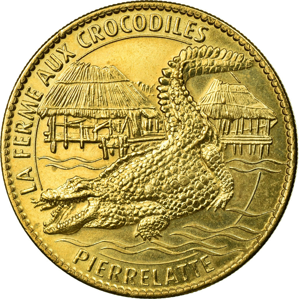 Francia, Token, Touristic token, Pierrelatte - ferme aux crocodiles n°2, 2010