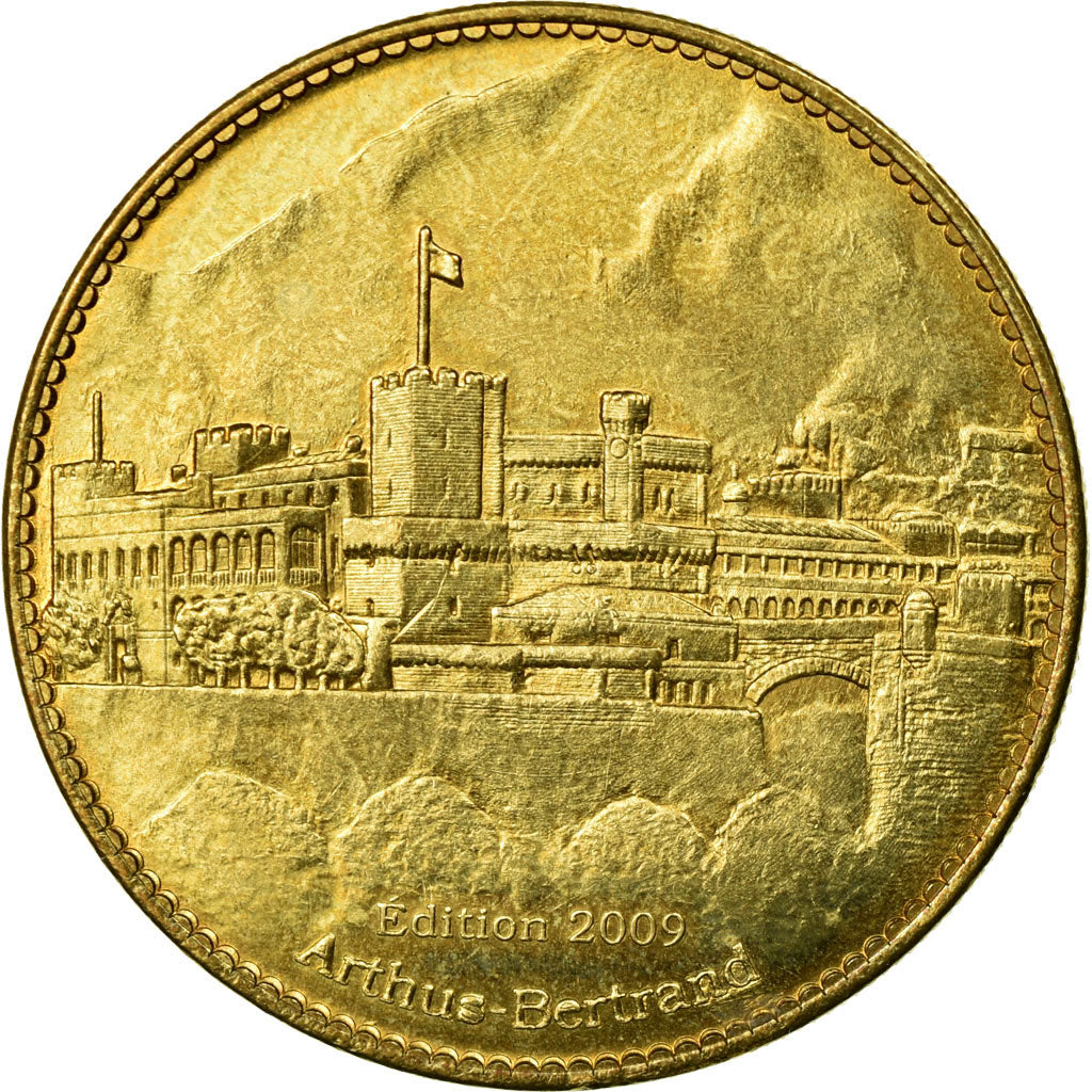 France, Token, Touristic token, Monaco - Palais Princier type 2, 2009, Arthus