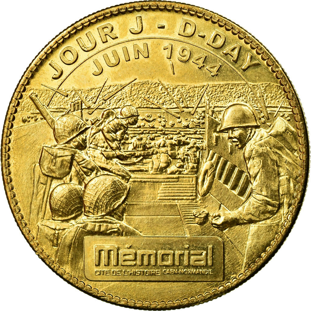 Frankreich, Token, Touristic token, Caen - Mémorial n°4, 2010, Arthus