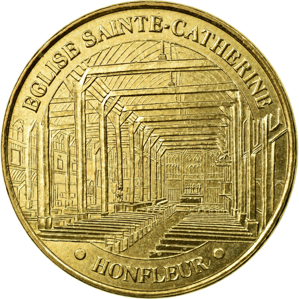 France, Jeton, Honfleur - Eglise Ste Catherine, 2008, MDP, SUP, Cupro-nickel