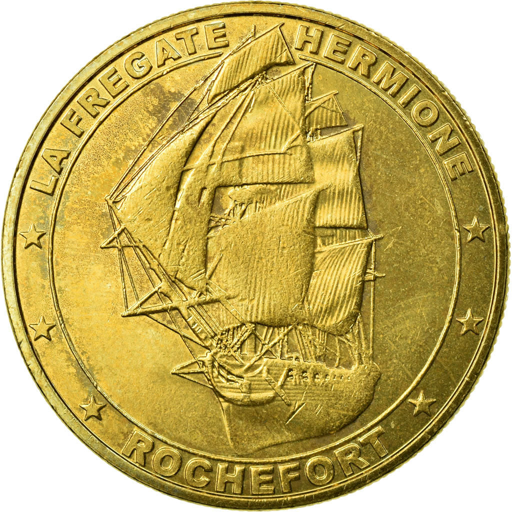 France, Token, Tourist Token, Rochefort - La frégate Hermione n°1, 2012