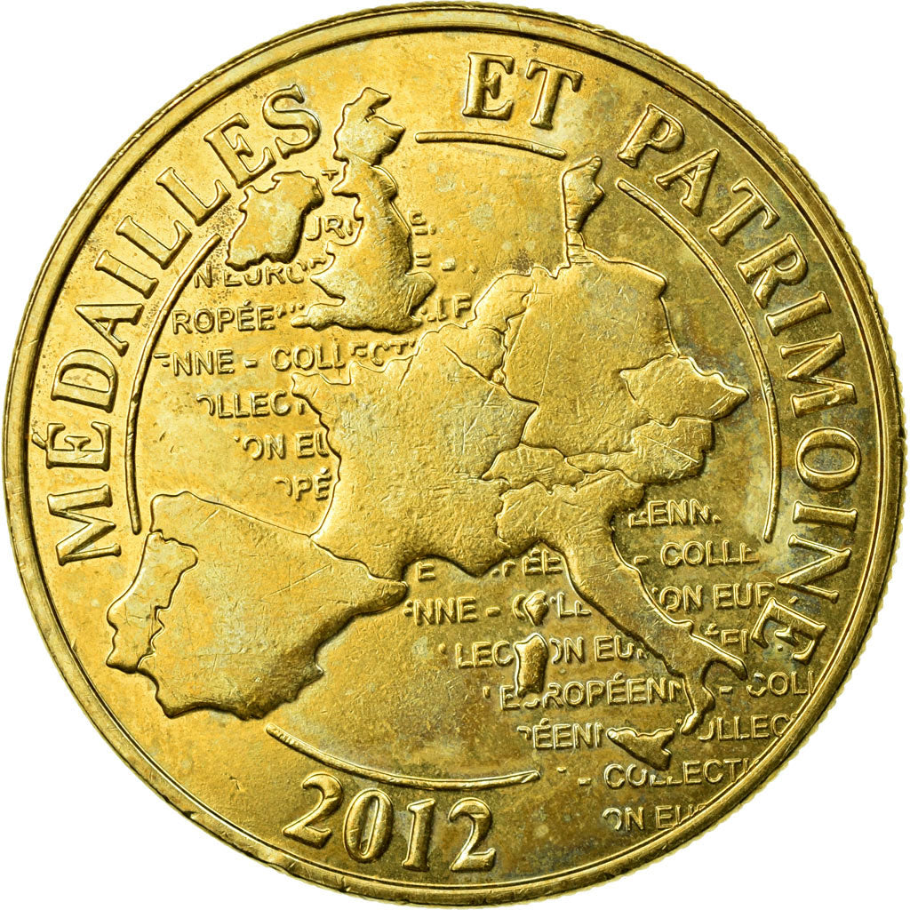 France, Token, Tourist Token, Rochefort - La frégate Hermione n°1, 2012