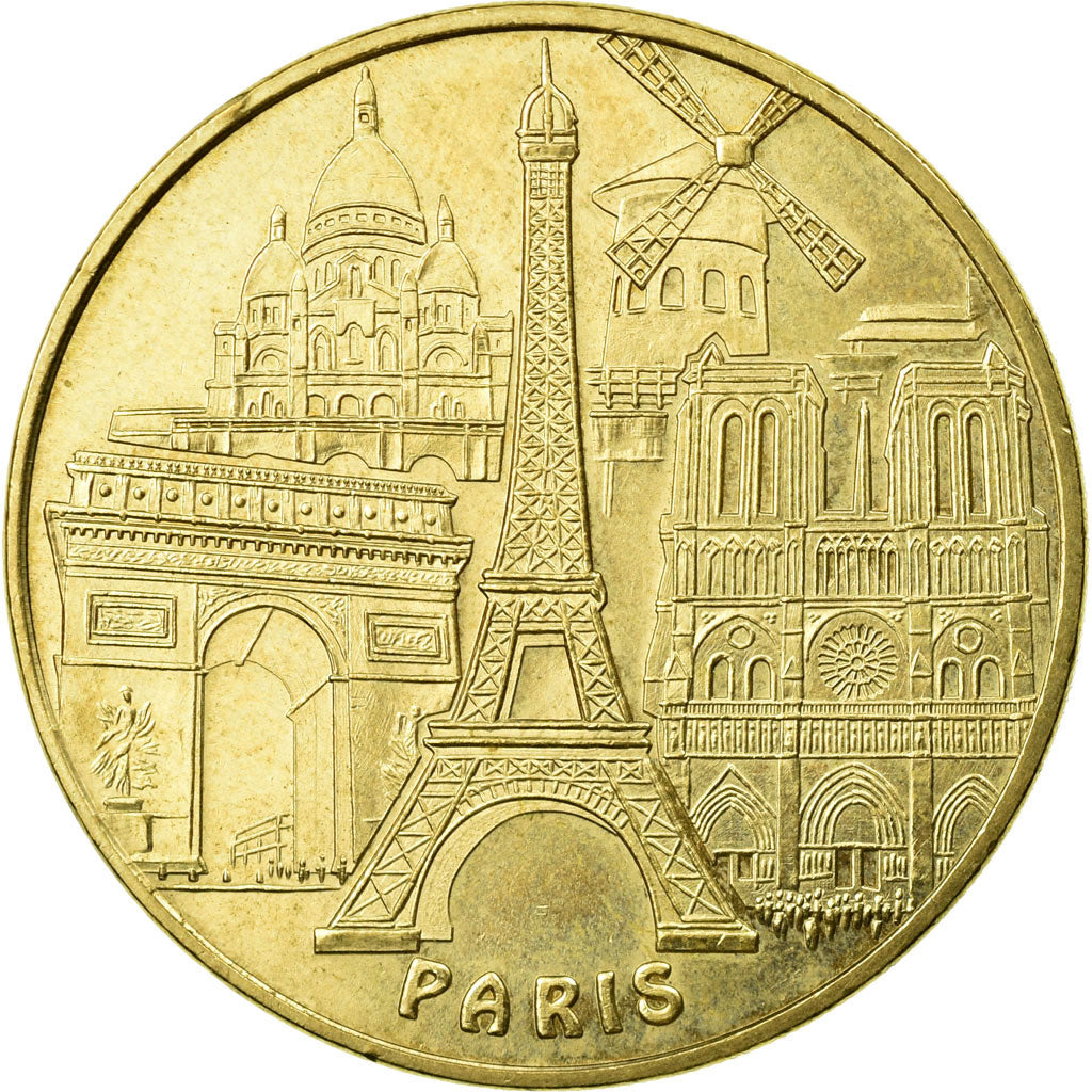 France, Token, Paris - Tour Eiffel n° 3 - les 5 monuments, 2008, MDP