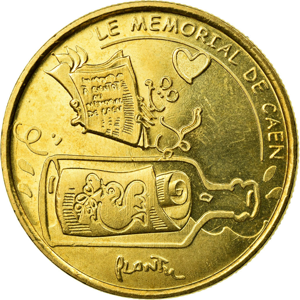 França, Token, Token Turístico, Caen - Mémorial n°2, 2011, Médailles et
