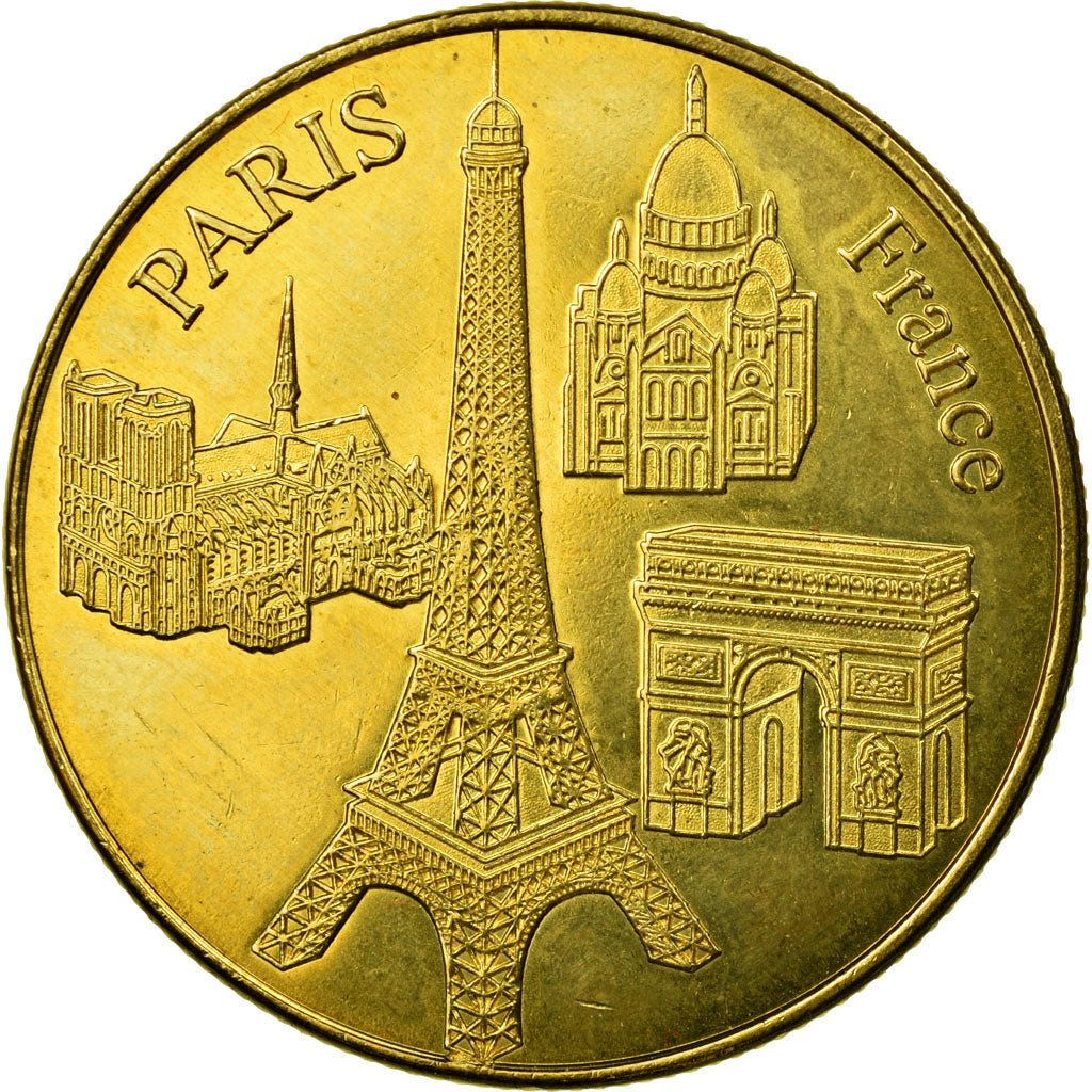 Francia, Token, Tourist Token, Paris - Les 4 monuments, Médaille de Collection
