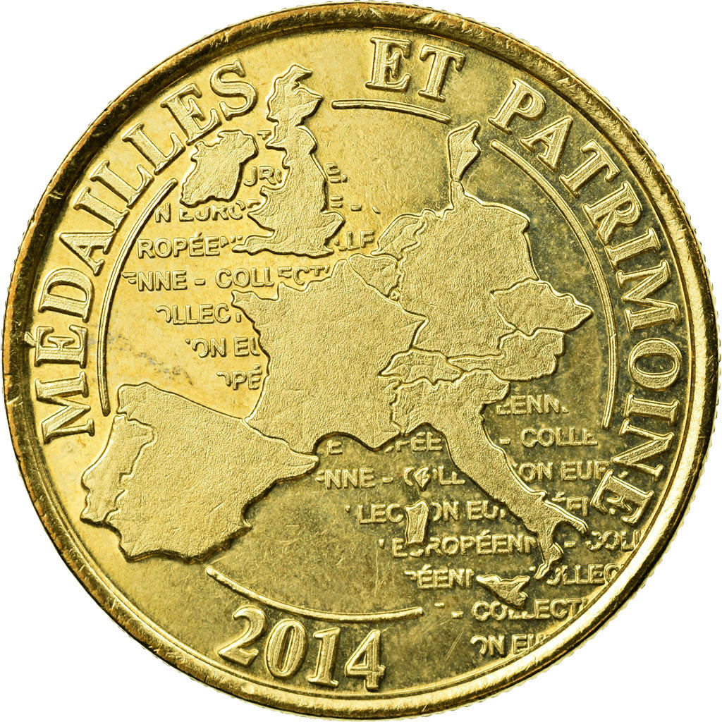 France, Jeton, Tourist Token, 8ème centenaire de Saint Louis 1214-2014, 2014