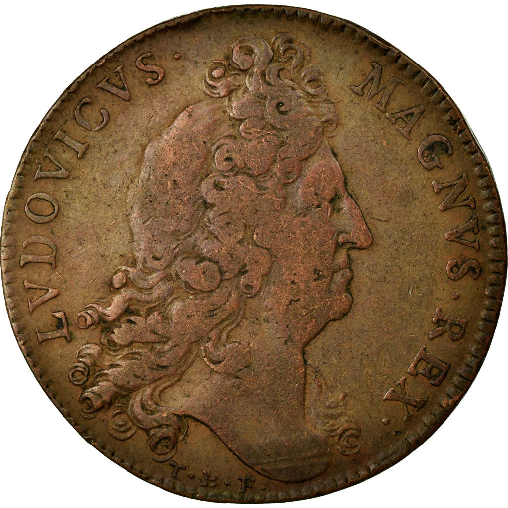 France, Token, Royal, VF(30-35), Copper, Feuardent:7226