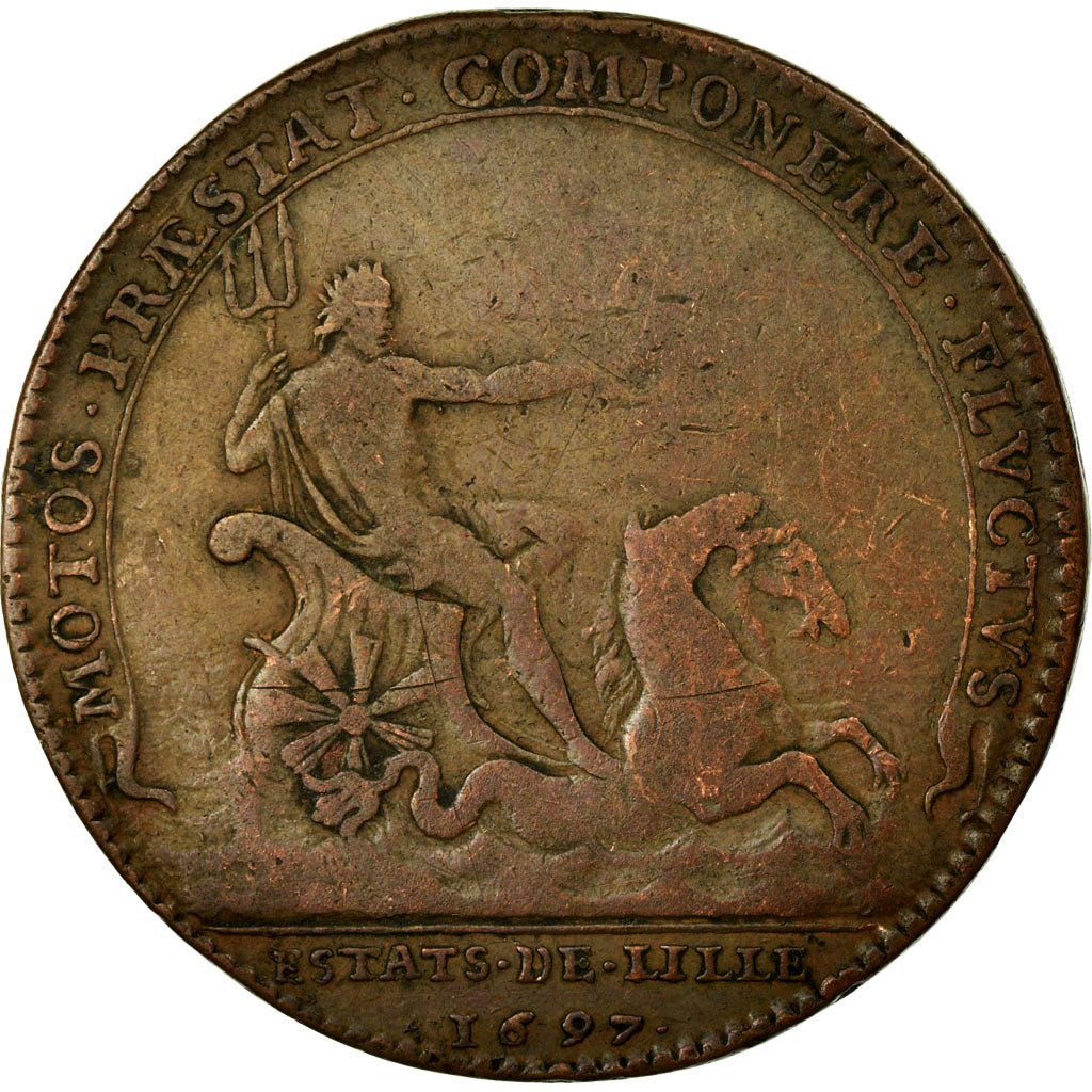 France, Token, Royal, VF(30-35), Copper, Feuardent:7226