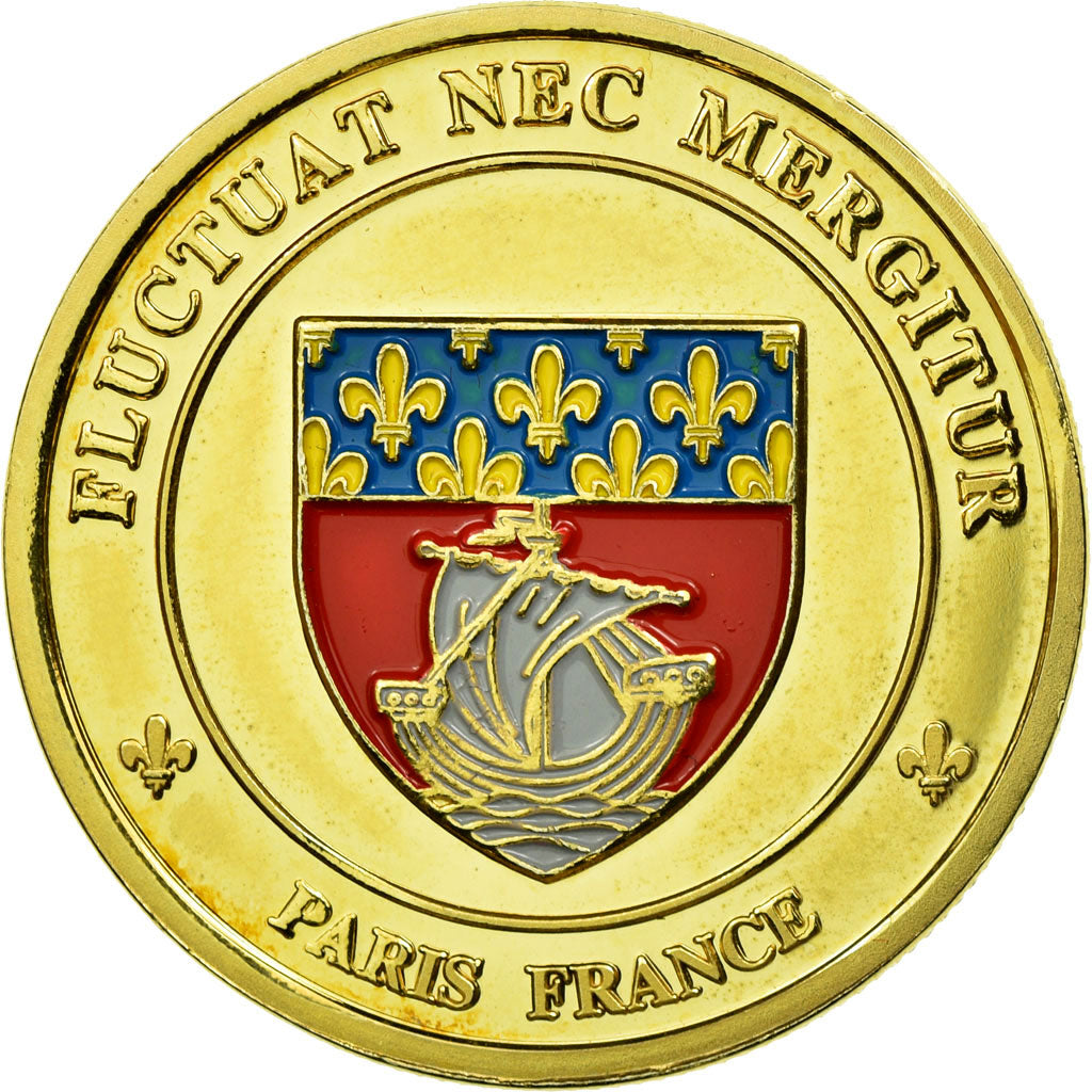 Francia, Token, Tourist Token, Paris - La Tour Eiffel, Fluctuat Nec Mergitur