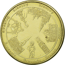 Belgium, Token, Tourist Token, Belgique - 7 monuments, 2009, Collections coin