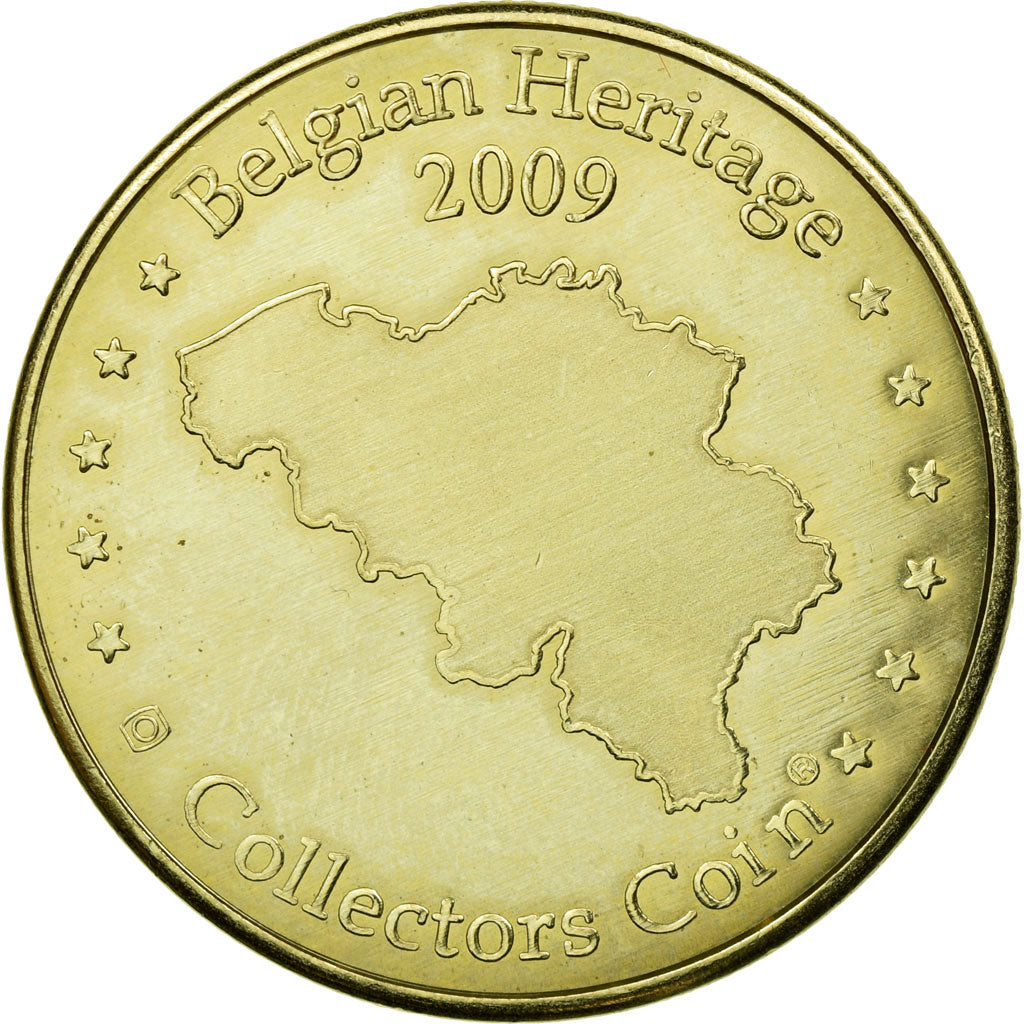 Belgium, Token, Tourist Token, Belgique - 7 monuments, 2009, Collections coin