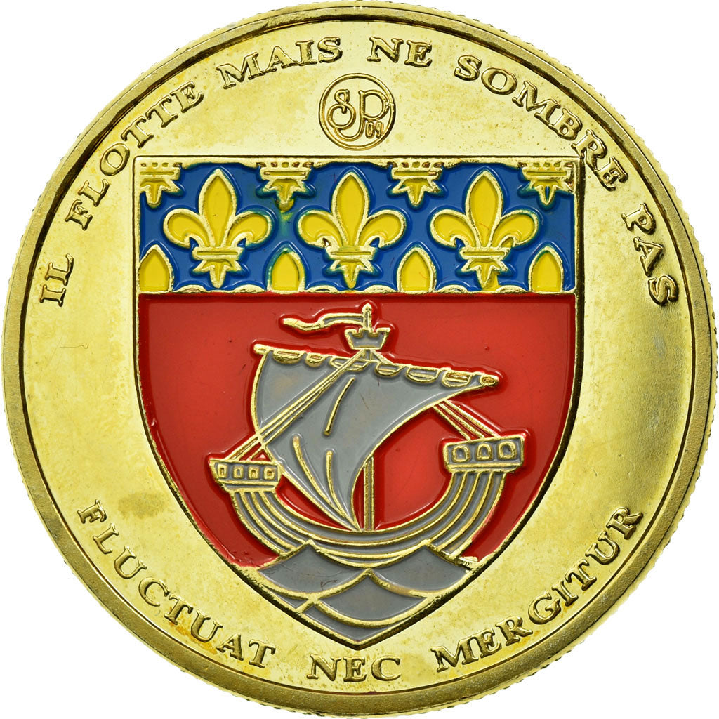 Francia, Token, Tourist Token, 75/ Paris - Arc de Triomphe, Fluctuat Nec