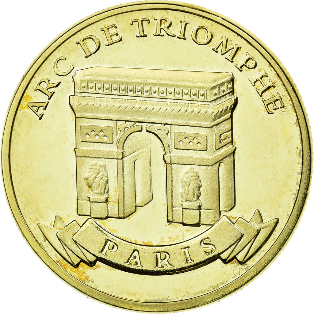 Francia, Token, Tourist Token, 75/ Paris - Arc de Triomphe, Fluctuat Nec