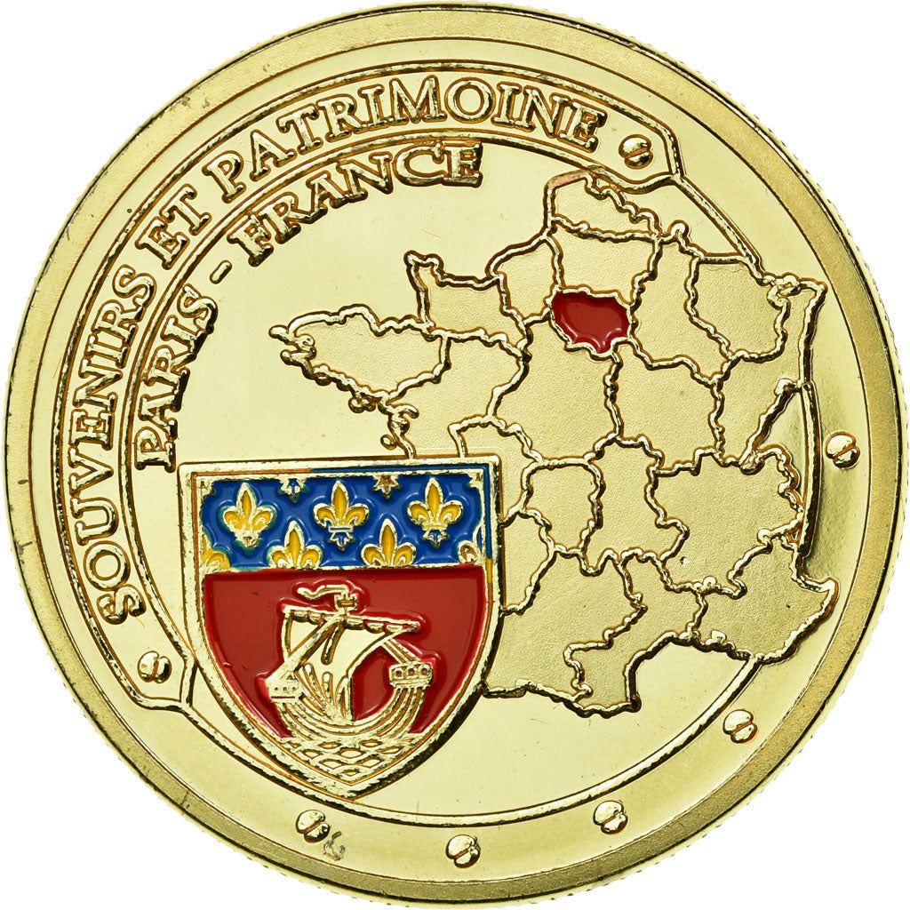 France, Token, Touristic token, 75/ Paris - Arc de Triomphe, Souvenirs et
