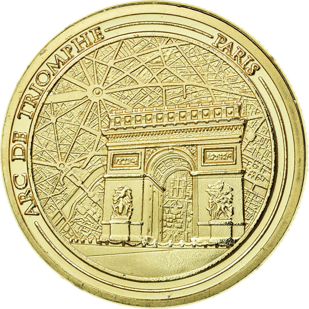 France, Token, Touristic token, 75/ Paris - Arc de Triomphe, Souvenirs et